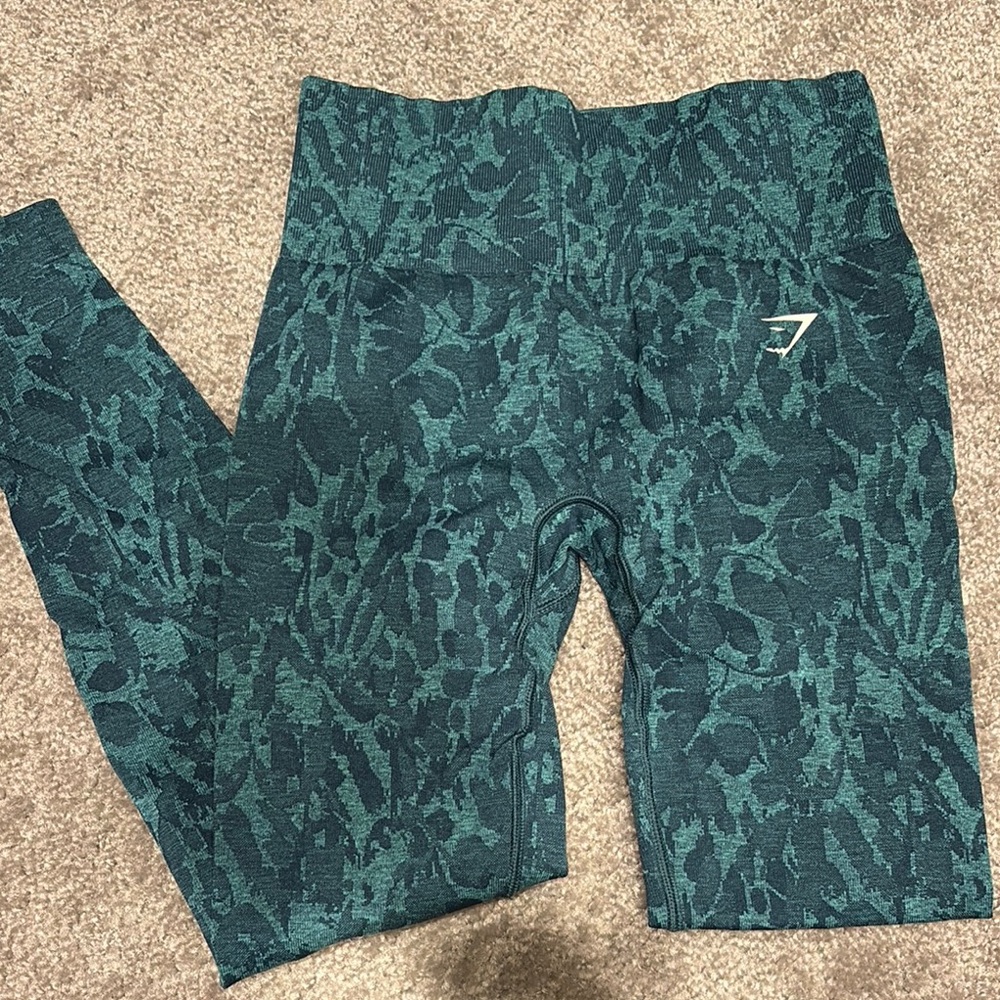 Gymshark Butterfly Teal Leggings